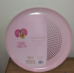 PARIS HILTON PIZZA CRISPER  HEAVY DUTY PARIS HILTON PINK PIZZA  CRISPER NEW